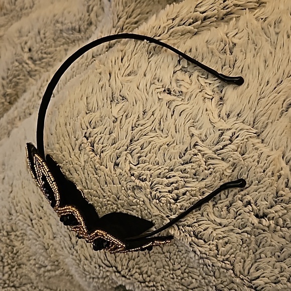 1920s Style Burlesque Art Deco Flapper Beaded Floral Crown Headband - Picture 5 of 5